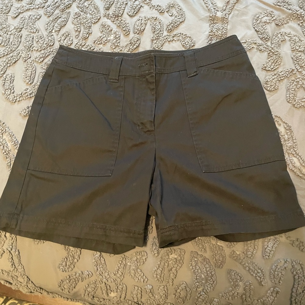 Jones New York Black Cargo Shorts